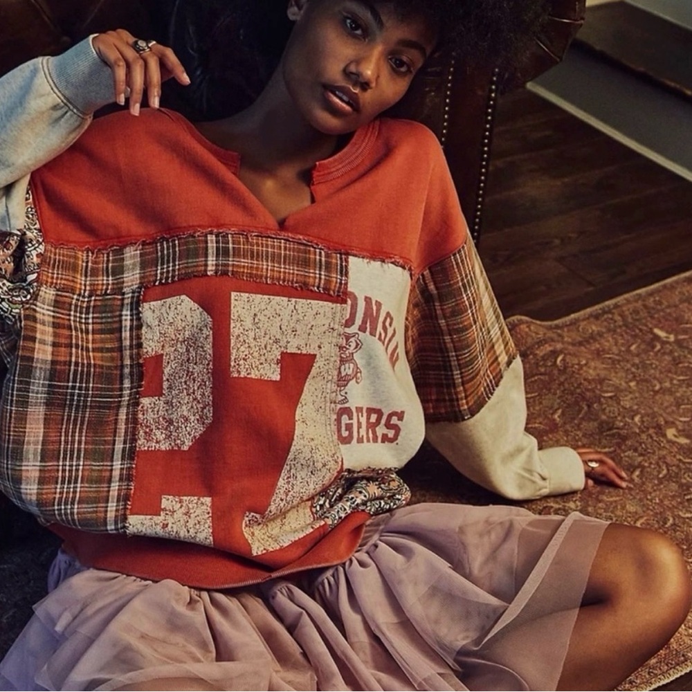 Free People Red Ryder Pullover size Large